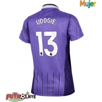 Camiseta Tottenham Hotspur Destiny Udogie #13 Tercera Equipación para mujer 2026-27 manga corta